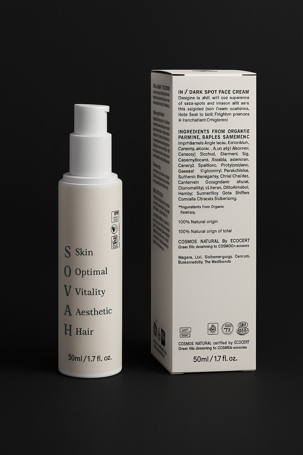 Dark Spot Face Cream with Kojic Acid Men