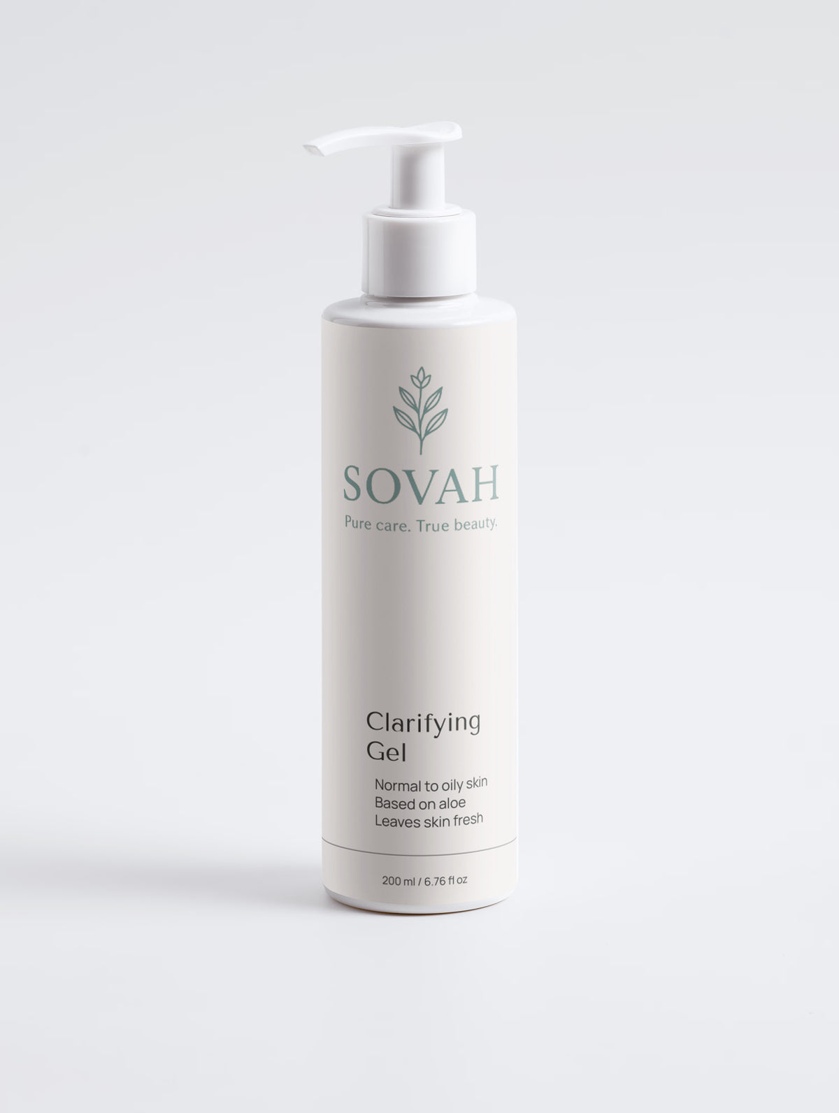 SOVAH Clarifying Gel cleanser for combination and oily skin