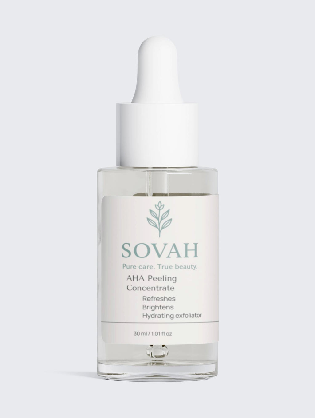 SOVAH AHA Peeling Concentrate gentle exfoliant for unclogging pores