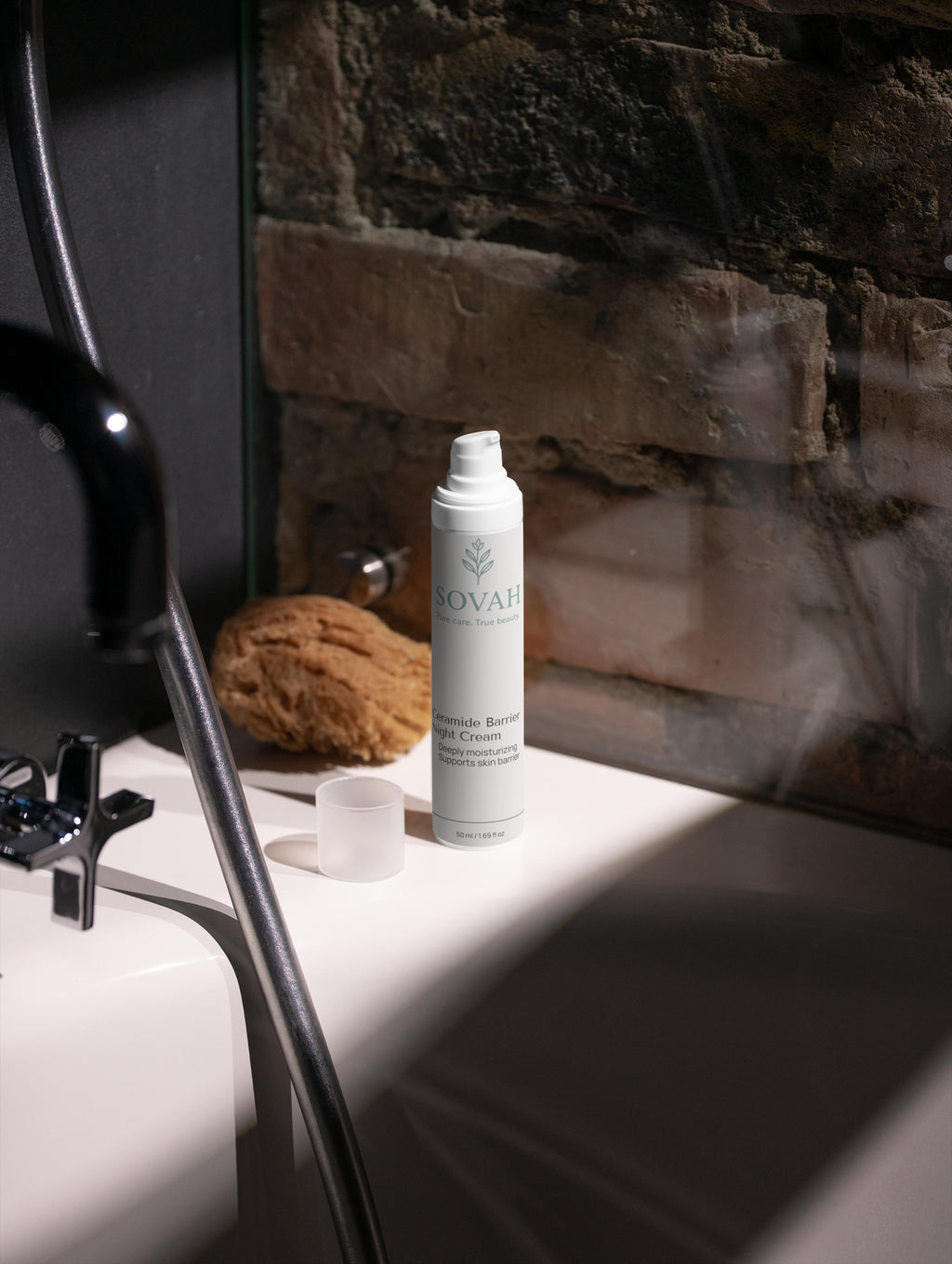 SOVAH Ceramide Barrier Night Cream for soft resilient and nourished skin