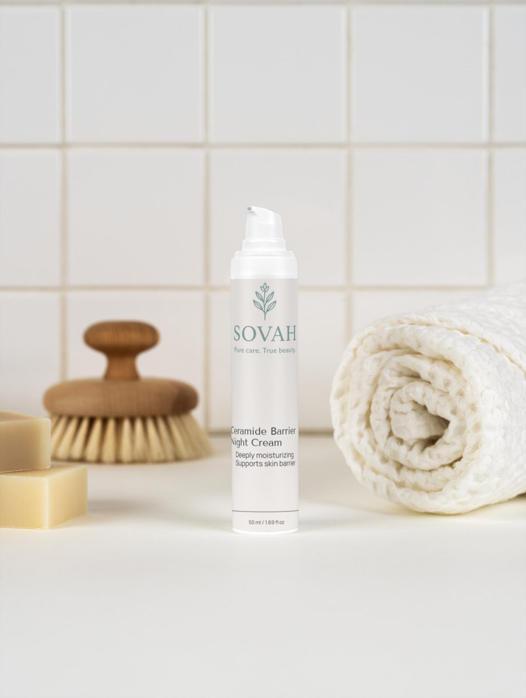 SOVAH Ceramide Barrier Night Cream restoring night moisturiser with ceramides