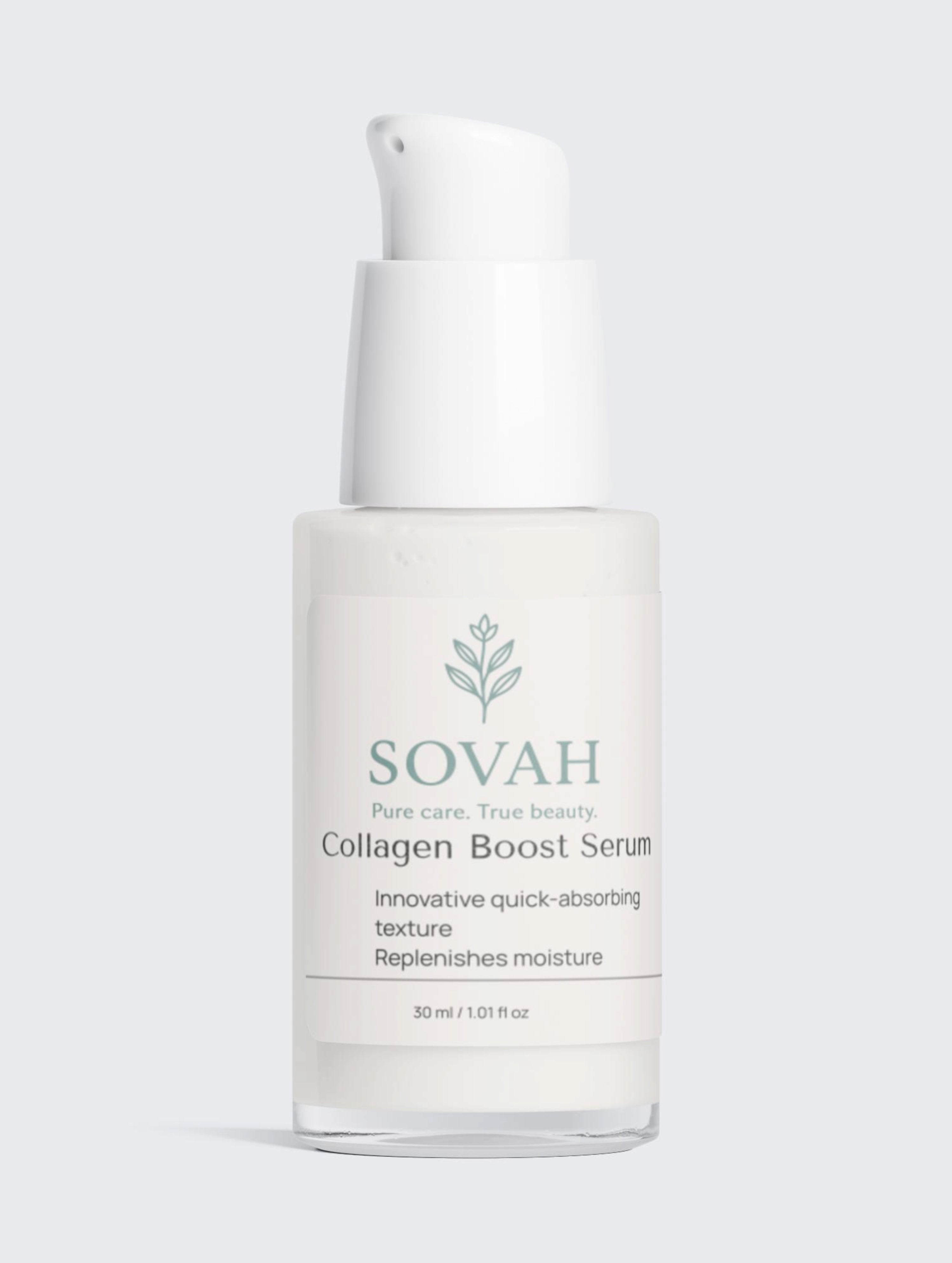SOVAH Collagen Boost Serum vegan and gluten free serum