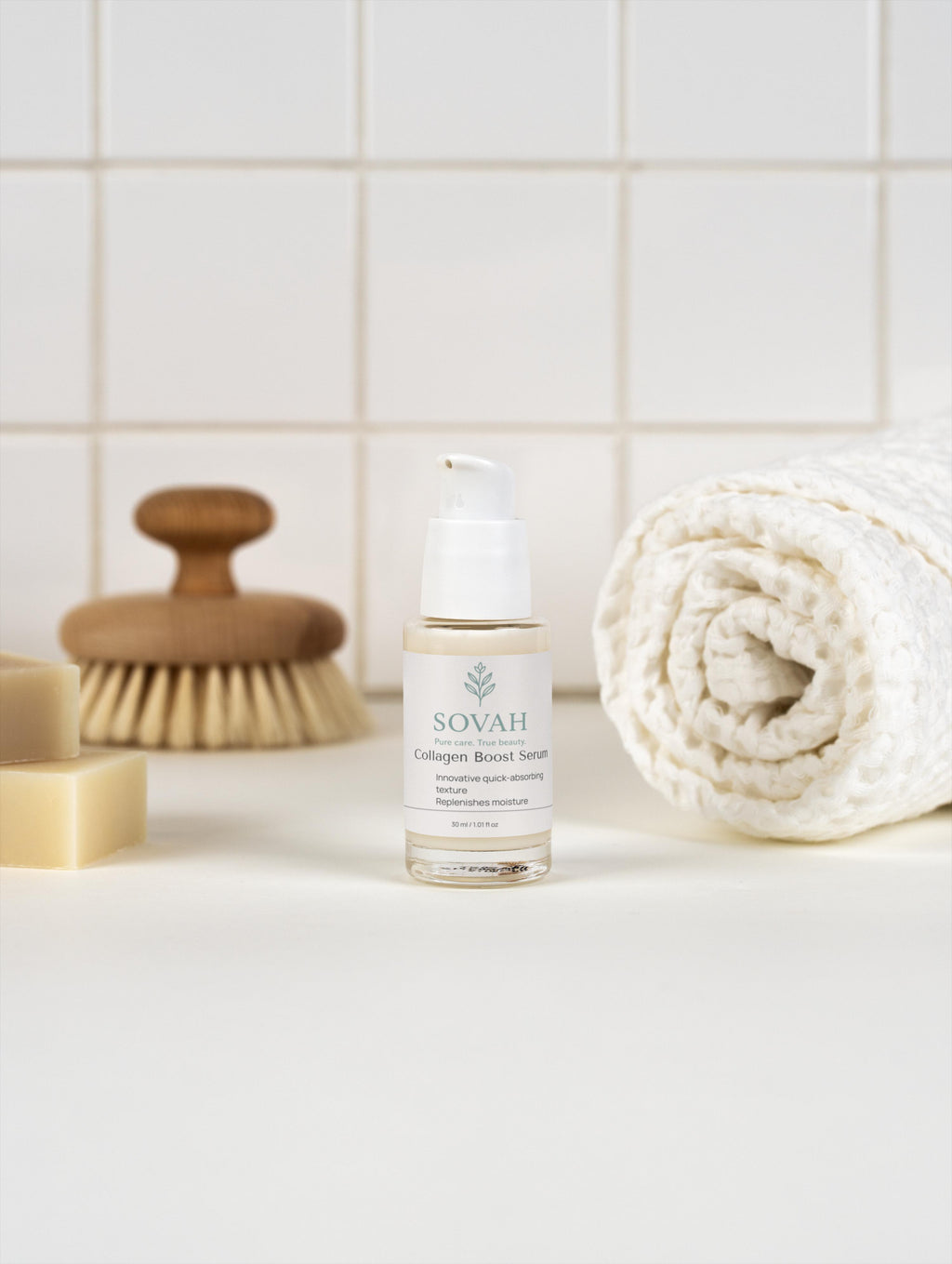 SOVAH Collagen Boost Serum anti-aging serum for firmer-looking skin