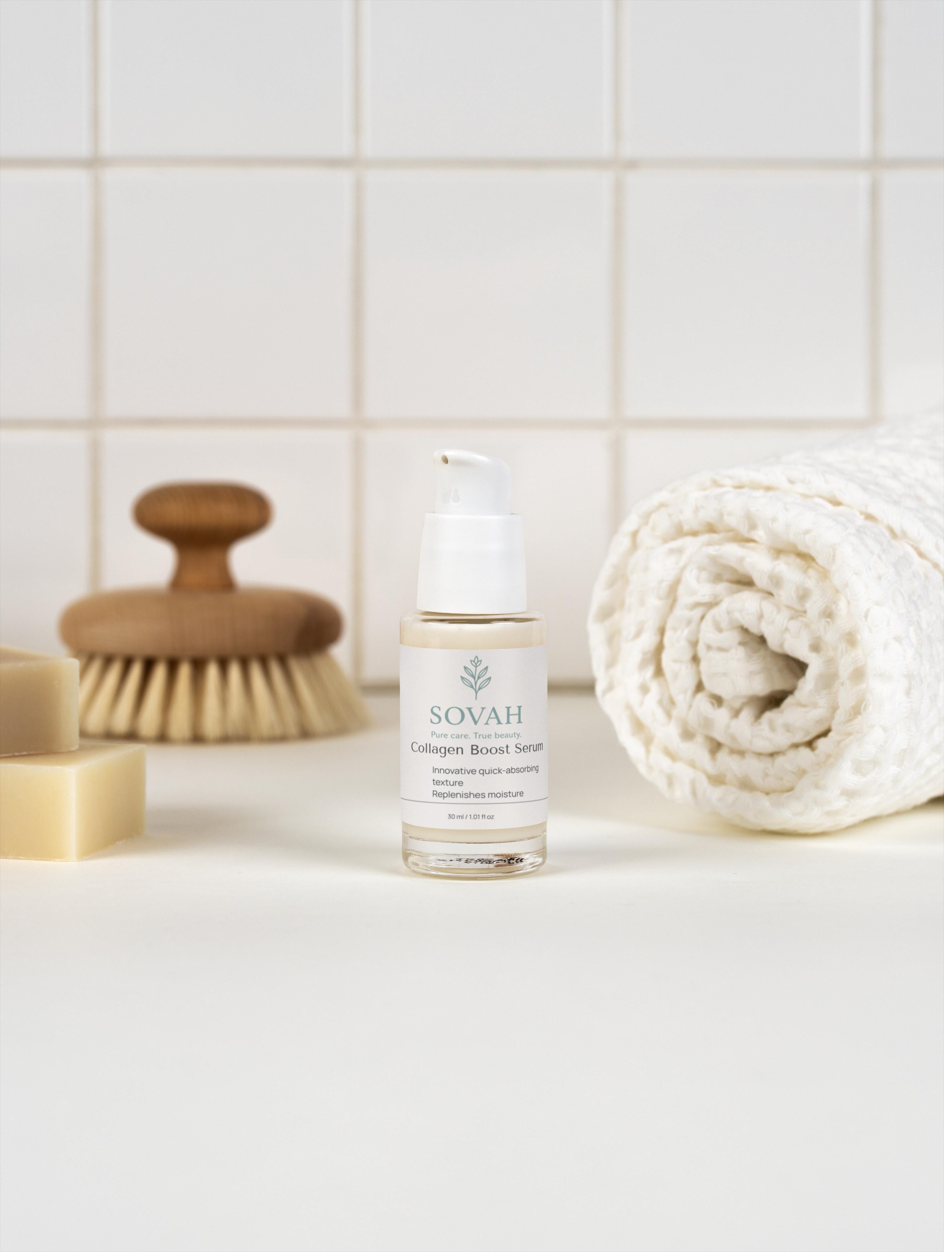 SOVAH Collagen Boost Serum anti-aging serum for firmer-looking skin