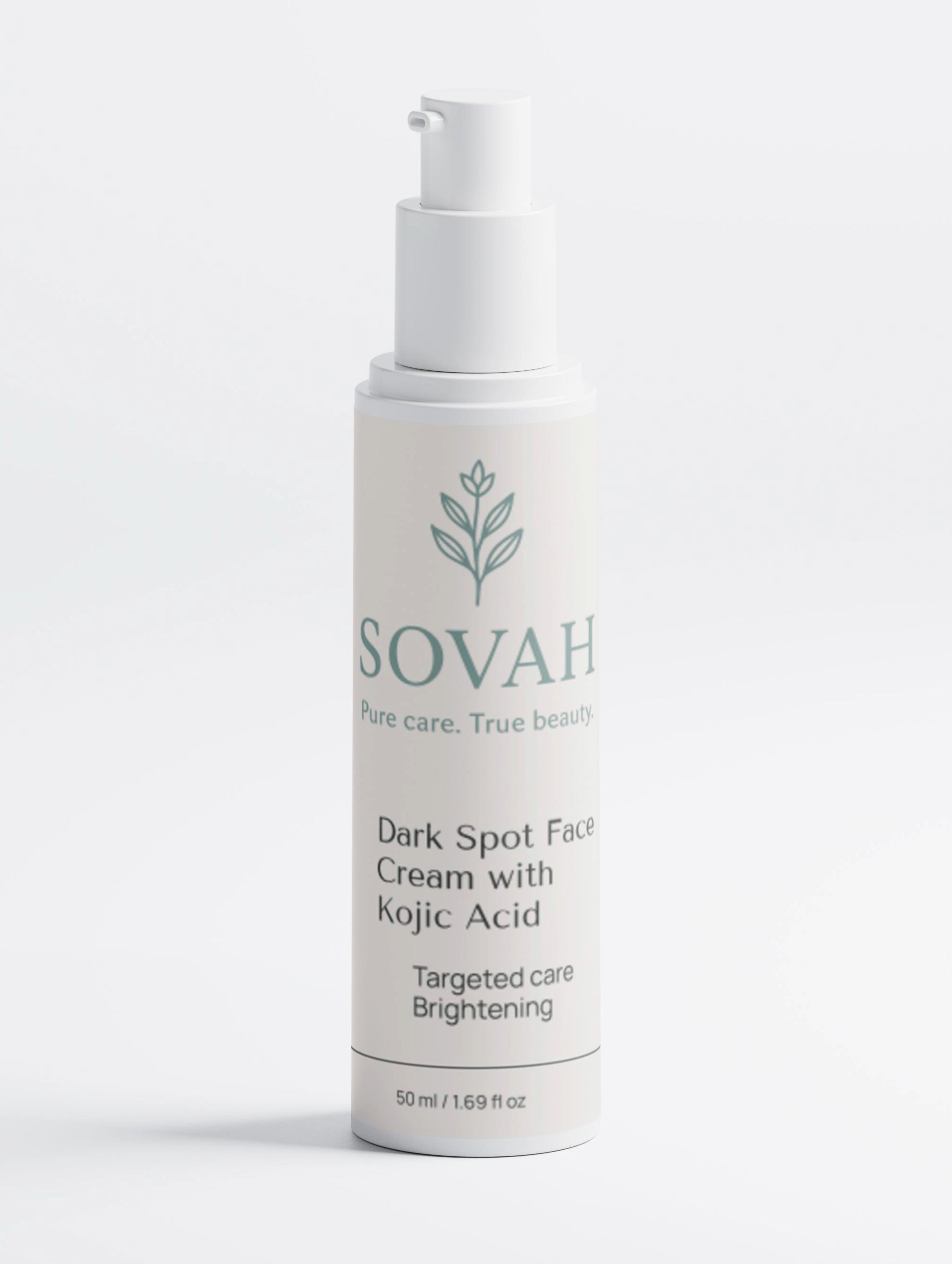 SOVAH Dark Spot Face Cream with Kojic Acid for dark spots and glow