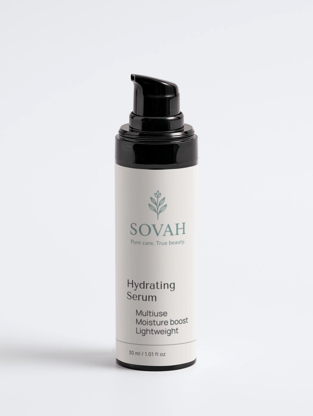 SOVAH Hydrating Serum nut free skincare for soft hydrated skin
