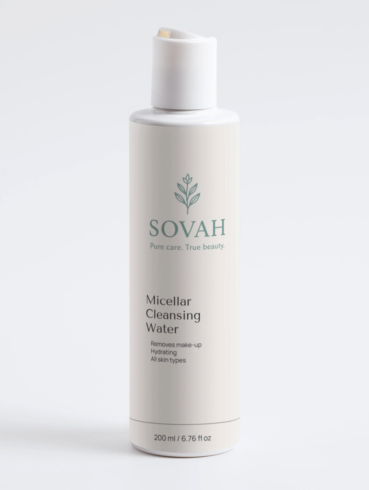 SOVAH Micellar Cleansing Water skincare product for gentle cleansing