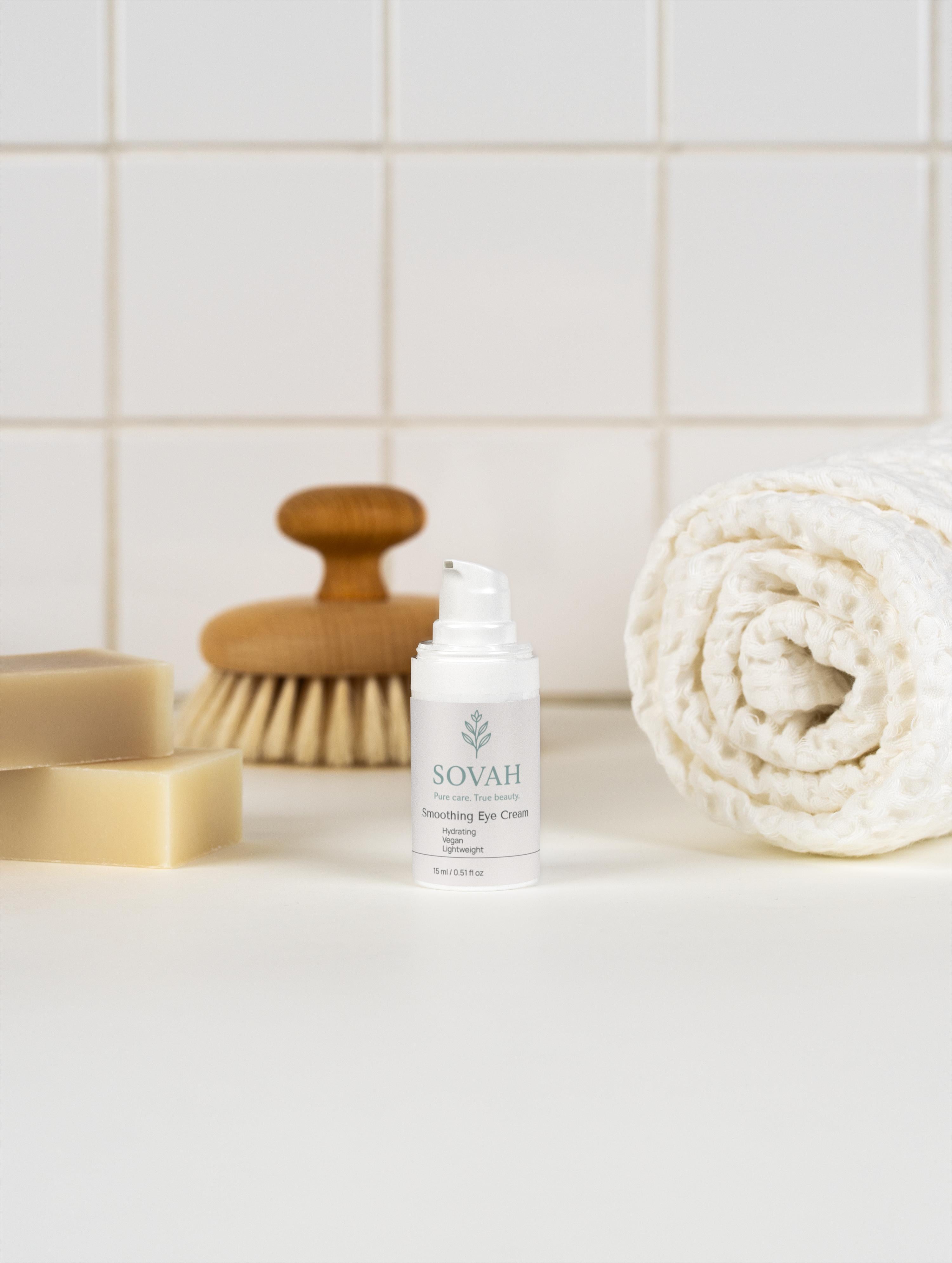 SOVAH Smoothing Eye Cream gentle under-eye skincare for daily use