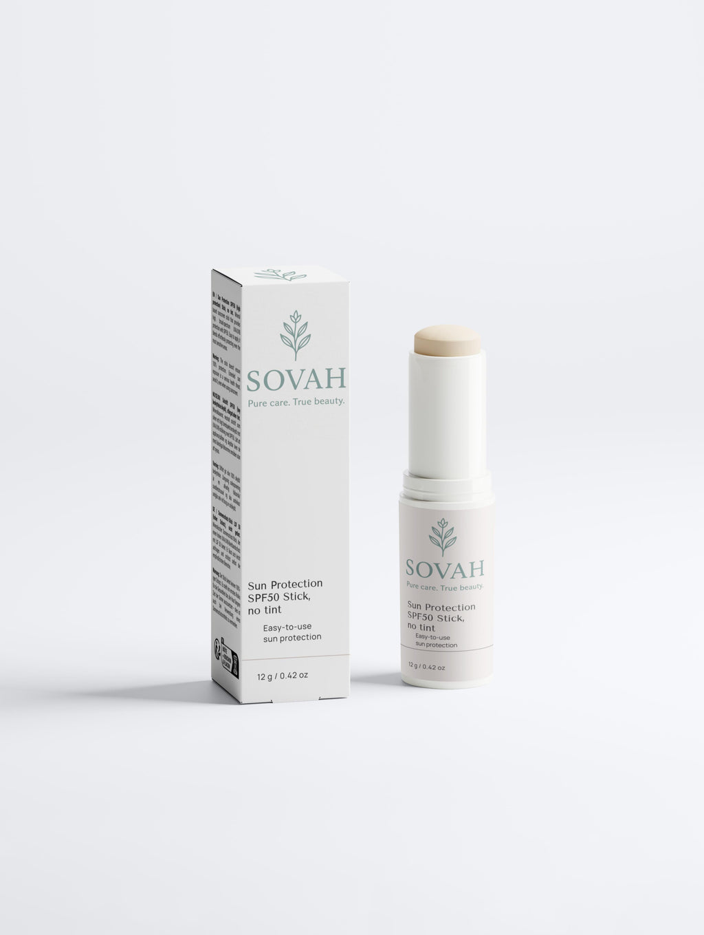 SOVAH Sun Protection SPF50 Stick no tint facial sun protection on the go