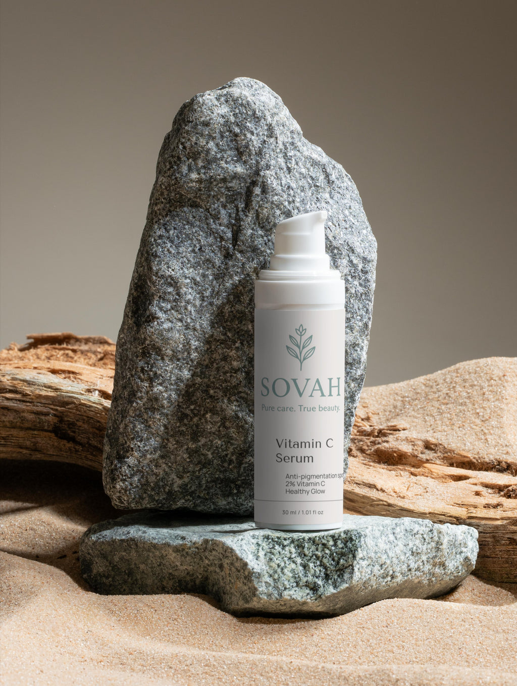SOVAH Vitamin C Serum brightening skincare for dark spots and radiance
