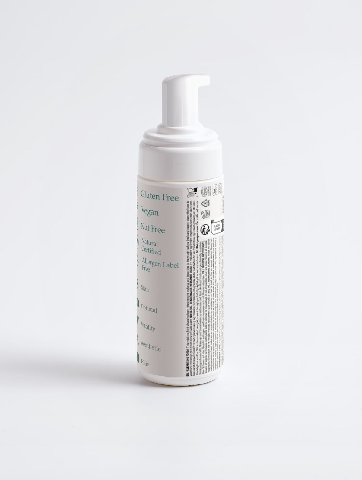 SOVAH Cleansing Foam product packaging detail