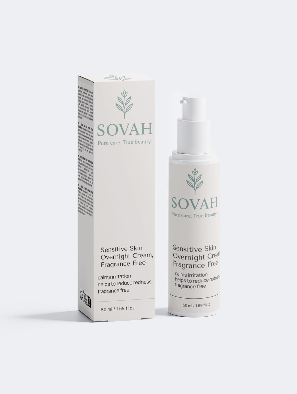 SOVAH Sensitive Skin Overnight Cream fragrance free