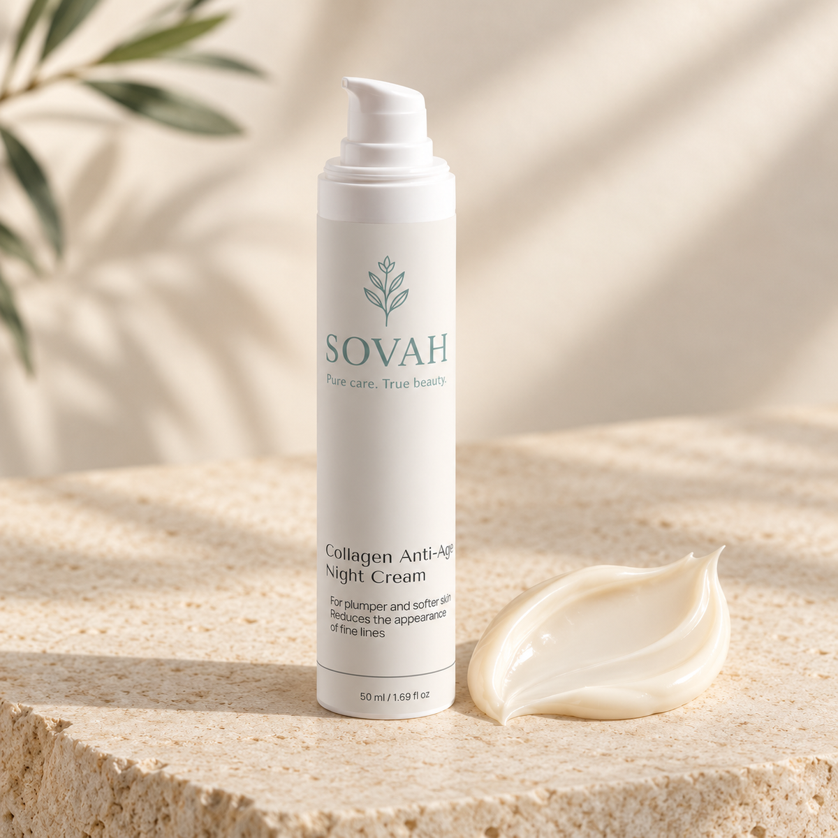 Collagen Anti-Age Night Cream beside its rich cream texture