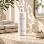 Gentle Cleansing Milk in a calm skincare setting