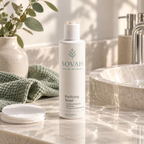 Purifying Toner in a clean bathroom setting